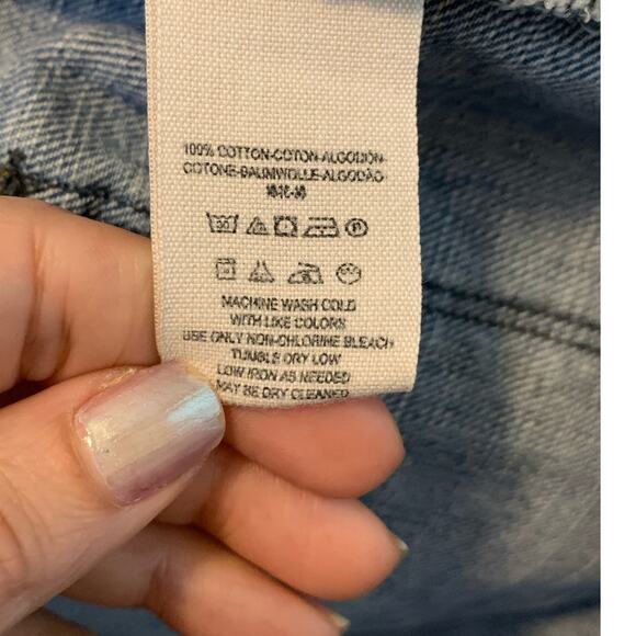 Free People Eliot Embroidered Denim Cut Out Shorts size 30 - Picture 4 of 8